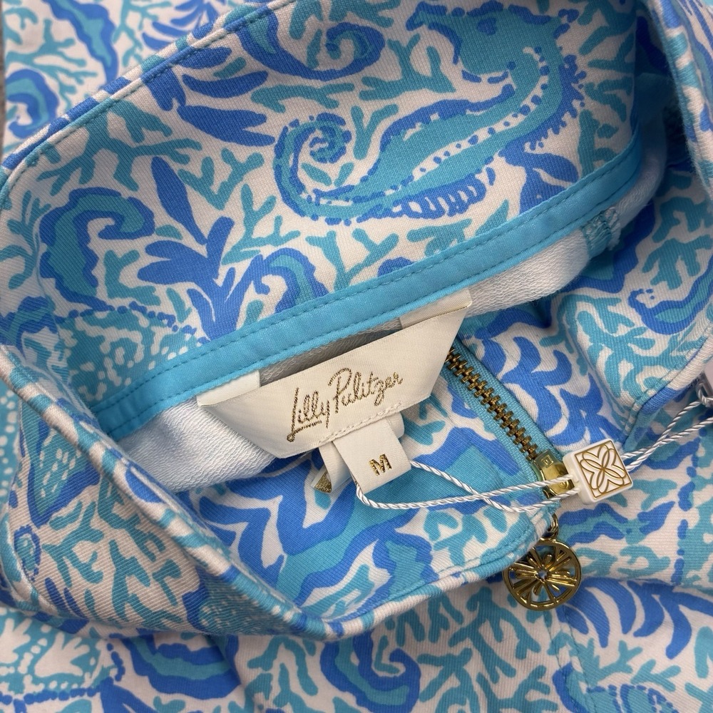 Lilly Pulitzer Skipper Popover Resort White Goombay Grooves UPF 50+ NWT - Picture 6 of 10